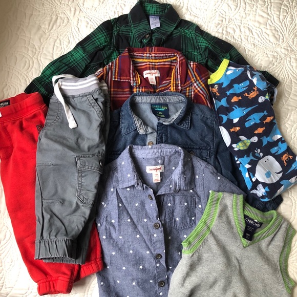 Cat & Jack Other - • baby boy clothing bundle / lot 12 months